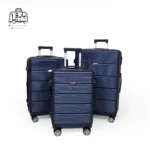 تصویر اختصاصی از چمدان سه تکهٔ دسینی در رنگ سرمه‌ای