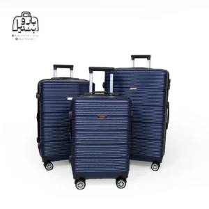 تصویر اختصاصی از چمدان سه تکهٔ دسینی در رنگ سرمه‌ای