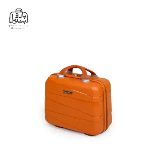 تصویر اختصاصی از کیف آرایشی چمدان دانسون در رنگ نارنجی