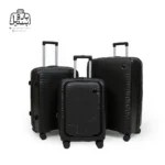 تصویر اختصاصی از چمدان سه تکهٔ پارتنر مدل ملونی در رنگ مشکی