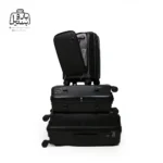 تصویر اختصاصی از چمدان سه تکهٔ پارتنر مدل ملونی در رنگ مشکی