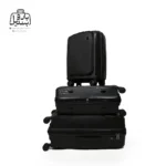 تصویر اختصاصی از چمدان سه تکهٔ پارتنر مدل ملونی در رنگ مشکی