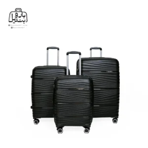 تصویر اختصاصی از چمدان سه تکهٔ سوفیا دبل در رنگ مشکی