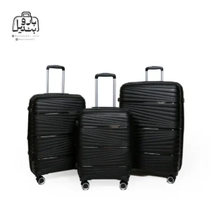 تصویر اختصاصی از چمدان سه تکهٔ سوفیا دبل در رنگ مشکی