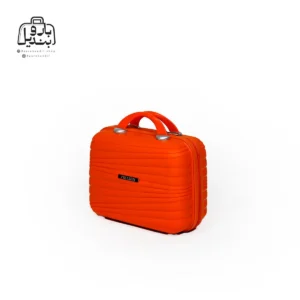 تصویر اختصاصی از کیف آرایشی چمدان سوفیا دبل در رنگ نارنجی