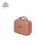 تصویر اختصاصی از کیف آرایشی چمدان سوفیا دبل در رنگ کالباسی