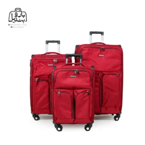 تصویر اختصاصی از چمدان سه تکهٔ تراول استار در رنگ قرمز