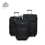 تصویر اختصاصی از چمدان سه تکهٔ هرموسا کد HB001 در رنگ مشکی