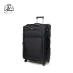 تصویر اختصاصی از چمدان سایز بزرگ هرموسا کد HB001 در رنگ مشکی