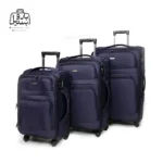 تصویر اختصاصی از چمدان سه تکهٔ هرموسا کد HB002 در رنگ سرمه‌‌ای