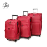 تصویر اختصاصی از چمدان سه تکهٔ هرموسا کد HB002 در رنگ قرمز