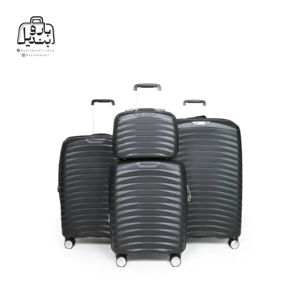 تصویر اختصاصی از چمدان چهار تکهٔ ماندیرو در رنگ مشکی