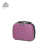 تصویر اختصاصی از کیف آرایشی چمدان ماندیرو در رنگ بنفش