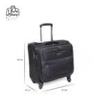 تصویر اختصاصی از چمدان خلبانی سونادا کد CA95049 در رنگ مشکی با سایزبندی