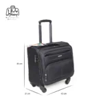 تصویر اختصاصی از چمدان خلبانی سونادا کد CA95050 در رنگ مشکی با سایزبندی