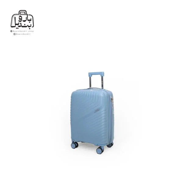 تصویر اختصاصی از چمدان سایز کوچک (داخل کابین) پاور در رنگ آبی روشن