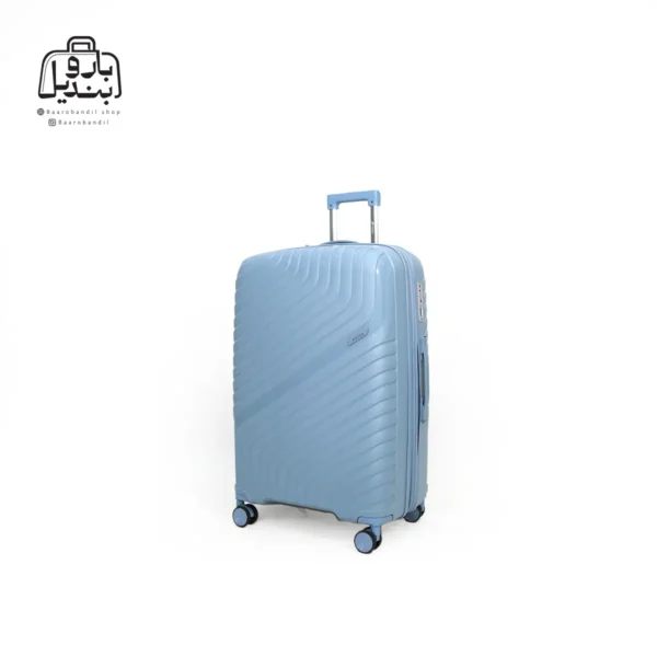 تصویر اختصاصی از چمدان سایز بزرگ پاور در رنگ آبی روشن