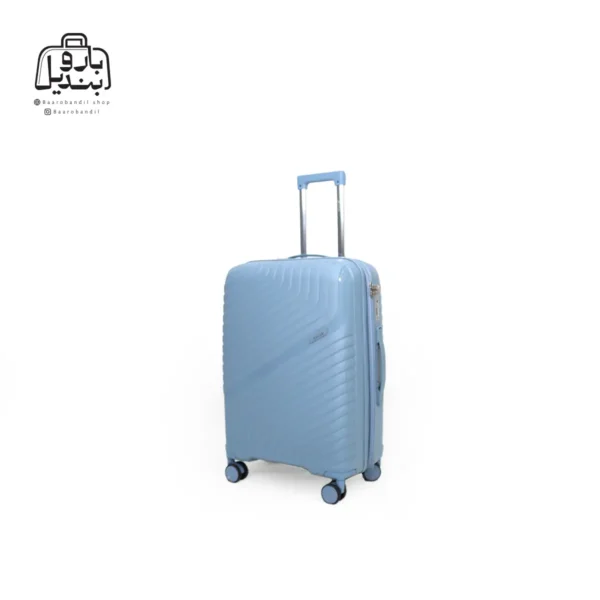 تصویر اختصاصی از چمدان سایز متوسط پاور در رنگ آبی روشن