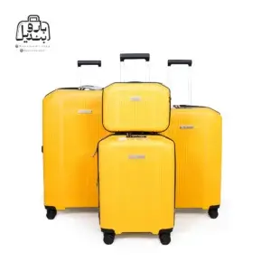 تصویر اختصاصی از چمدان چهار تکهٔ سونادا میلان در رنگ زرد