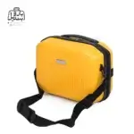 تصویر اختصاصی از کیف آرایشی چمدان سونادا میلان در رنگ زرد