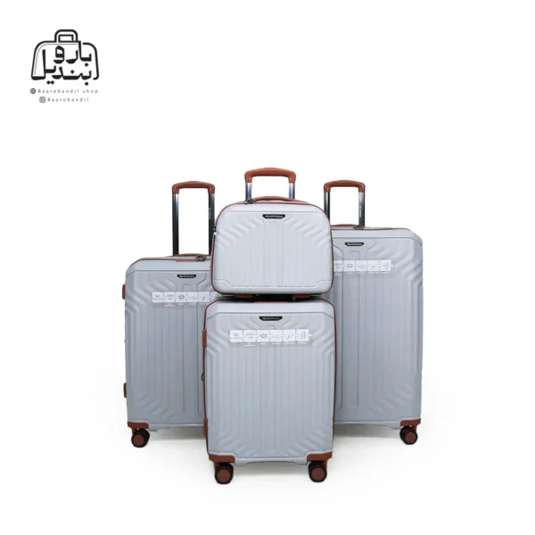 تصویر اختصاصی از چمدان چهار تکهٔ سونادا تورنتو در رنگ طوسی