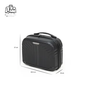 تصویر اختصاصی از کیف آرایشی چمدان سونادا تورنتو در رنگ مشکی با سایزبندی