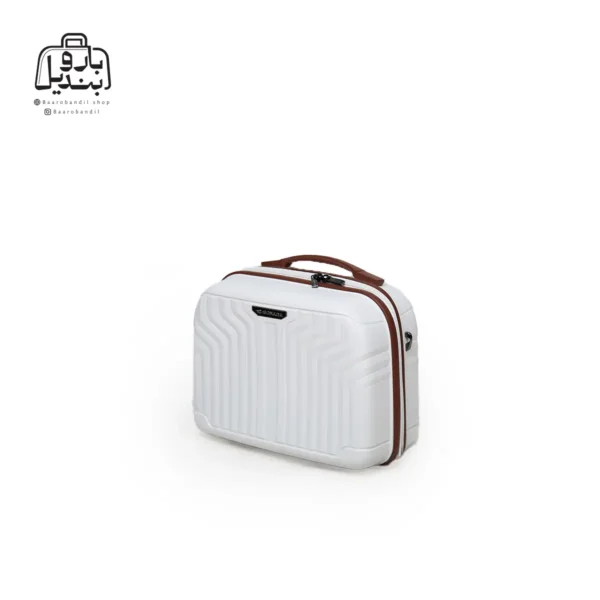 تصویر اختصاصی از کیف آرایشی چمدان سونادا تورنتو در رنگ سفید