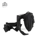 تصویر اختصاصی از نمای پهلویی کیف کمری لیستات کد LT2308 در رنگ مشکی