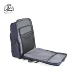 ٰتصویر اختصاصی از نمای زیپ باز پشت کوله‌پشتی آرکتیک هانتر کد B00415 در رنگ سرمه‌ای