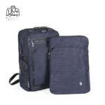 تصویر اختصاصی از نمای محفظهٔ لپ‌تاپ کوله‌پشتی آرکتیک هانتر کد B00415 در رنگ سرمه‌ای