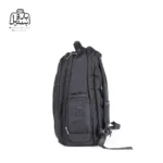 تصویر اختصاصی از نمای پهلوی کوله‌پشتی آرکتیک هانتر کد B00544 در رنگ مشکی