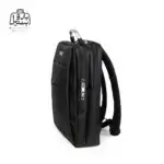 تصویر اختصاصی از نمای جلو و پهلوی کوله‌پشتی نوژیا کد ۲۶۰۳ در رنگ مشکی