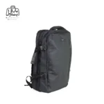 تصویر اختصاصی از نمای جلو و پهلوی کوله‌پشتی پاورگینگ کد ۱۲۰۰۳ در رنگ مشکی