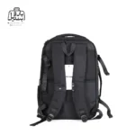 تصویر اختصاصی از نمای پشت کوله‌پشتی پاورگینگ کد ۱۲۰۲۱ در رنگ مشکی