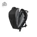 تصویر اختصاصی از نمای زیپ پشت باز کوله بنج کد 1908d در رنگ مشکی