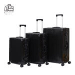 تصویر اختصاصی از ست سه تکهٔ چمدان moierg در رنگ مشکی