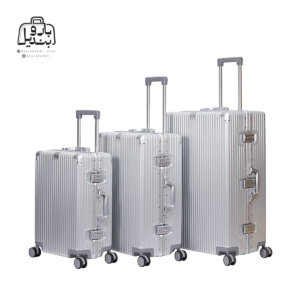 تصویر اختصاصی از ست سه تکهٔ چمدان moierg در رنگ طوسی