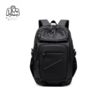 تصویر اختصاصی از نمای جلوی کوله کاکا کد 0001 در رنگ مشکی