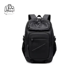 تصویر اختصاصی از نمای جلوی کوله کاکا کد 0001 در رنگ مشکی
