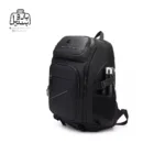 تصویر اختصاصی از نمای جلو و کناری کوله کاکا کد 0001 در رنگ مشکی