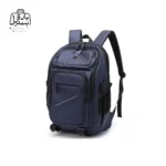 تصویر اختصاصی از نمای جلو و کناری کوله کاکا کد0001 در رنگ سرمه ای