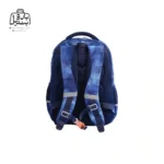 تصویر اختصاصی از نمای پشتی کوله پشتی مدرسه baotiankeda در طرح فضانورد در رنگ سرمه ای