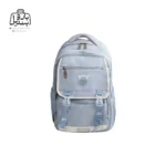 تصویر اختصاصی از نمای جلوی کوله پشتی مدرسه کریس بلا 1026 در طرح ساده در رنگ آبی