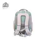 تصویر اختصاصی از نمای پشتی کوله پشتی مدرسه کریس بلا 5003 در طرح رنگین کمان در رنگ سبز