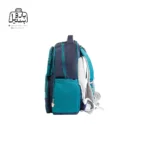 تصویر اختصاصی از نمای کناری کوله پشتی مدرسه کریس بلا 5004 در طرح فضانورد در رنگ سبز