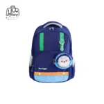 تصویر اختصاصی از نمای جلوی کوله پشتی مدرسه سان ایت 0279 در طرح گربه در رنگ سرمه ای