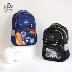 تصویر اختصاصی از کوله پشتی مدرسه سان ایت 2168 در طرح فضانورد و دایناسور