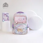 تصویر اختصاصی از نمای جلوی کوله پشتی مدرسه سان ایت 2168 در طرح کیتی در رنگ صورتی