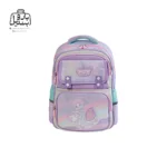 تصویر اختصاصی از نمای جلوی کوله پشتی مدرسه سان ایت 2168 در طرح رنگین کمان و یونیکورن در رنگ بنفش