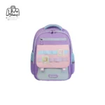 تصویر اختصاصی از نمای جلوی کوله پشتی مدرسه سان ایت طرح خرگوش 90270 در رنگ بنفش